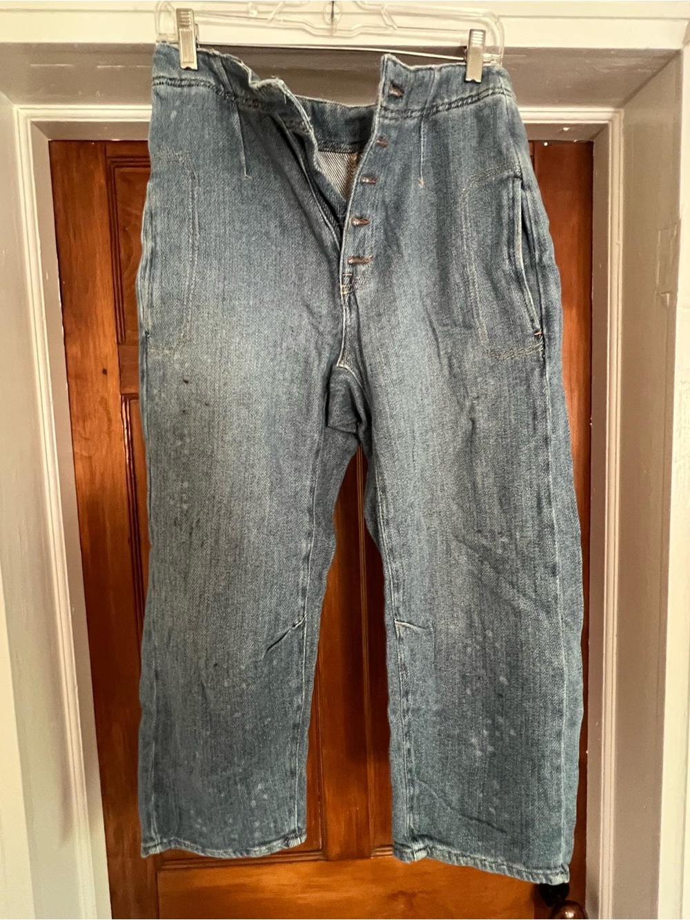 Free People Osaka Barrel
Missing buttons
Note length 23” 
Art project pant